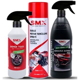 Resim Susuz Motor Temizleme Spreyi / Demir Tozu / Jant Temizleyici / Seramik Cila / Hızlı Cila / Prati 