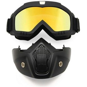 Resim Enzodate Motosiklet Kir Bisikleti Atv Gözlük Maskesi Çıkarılabilir Stil Korumalı Dolgu Kask Güneş Gözlüğü Yol Bisikleti Uv Motosiklet Gözlükleri 