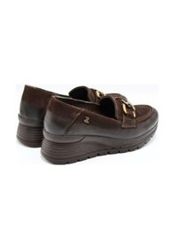 Resim Kadın Airflow Nubuk Deri Dolgu Topuk Tokalı Ayakkabı Kahve 2313044k Kahve 