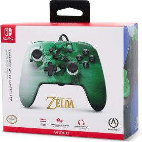 Resim PowerA Nintendo Switch Kablolu Oyun Kolu Lisanslı Heroic Link 