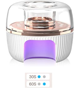 Resim MOBEE Şarjlı Tırnak Freze + UV Oje Kurutucu 9 Parça Set Şarjlı Tırnak Törpü Manikür Pedikür Seti 