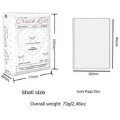 Resim 3 İnç Mini Kart Albümü Pvc Kartpostal Kitabı Sevimli Fotoğraf Kartı Binderı 