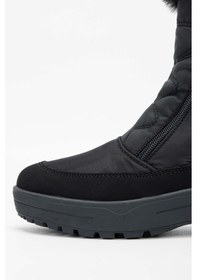 Resim Effetre Kadın Deri & Tekstil Siyah Kar Botu 516 4841 Bn Bot Sk23/24 Nero Siyah 