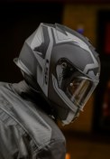 Resim LS2 STORM 2 FASTER MAT TITANIUM KASK 