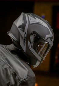 Resim LS2 STORM 2 FASTER MAT TITANIUM KASK 