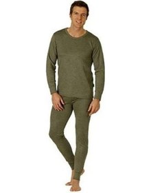 Resim 2002 Askeri Erkek Termal Atlet Tayt Alt Üst Içlik Takım Siyah 