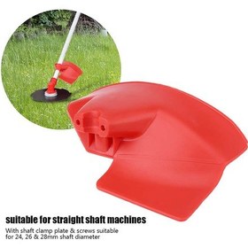 Resim Hangfox Yüksek Kaliteli Plastik Çim Biçme Makinası Koruyucu Kalkan - Düz Milli Makinalar İçin 24-28mm Mil Çapı Uyumlu, Kolay Kurulumlu Yer Değiştirme Parçası Kırmızı 