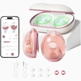 Resim Air 1 Ultra Slim Eller Serbest Elektrikli Göğüs Pompası 180 ml - Kırmızı 