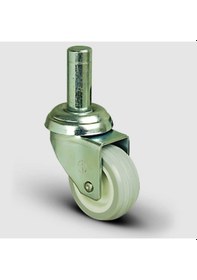 Resim EP03ZKC75 Oynak Pimli PVC Tekerlek Çap:75 Hafif Sanayi 