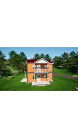 Resim Ballifeprefabrik Ballife Prefabrik 114 M2 Standart Dubleks Prefabrik Konut 