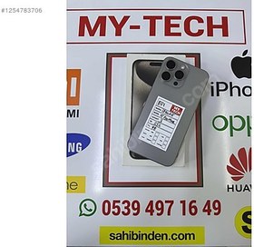 Resim Apple iPhone 15 Pro Max İkinci El YD | 256 GB | Natürel Titanyum 