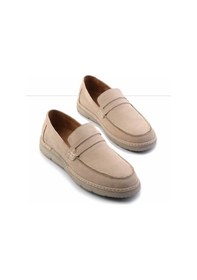 Resim Bambi Kum Leather Erkek Loafer Ayakkabı E01304412201 Kum 
