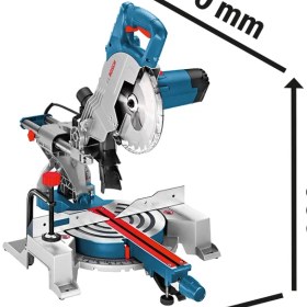 Resim Bosch Gcm 800 Sj Kızaklı 216 mm Gönye Kesme Makinası 