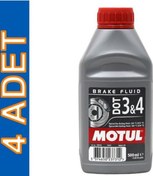 Resim Motul Dot 3 & 4 Brake Fluid 500 Ml Fren Hidrolik Yağı 4 Adet 