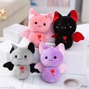 Resim 1 adet Yarasa Tasarımlı Peluş Etkileşimli Evcil Hayvan Oyuncağı - Dayanıklı Çiğneme Oyuncağı, Yavru Köpek Diş Çıkarma ve Oyun İçin Mükemmel Hediye 