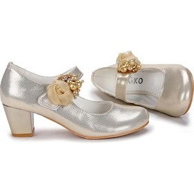 Resim Kiko Kids 751 Günlük Kız Çocuk 4 Cm Topuklu Ayakkabı 001 