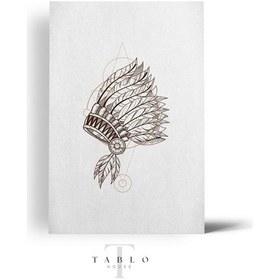 Resim Kasket Minimal Ahşap Tablo 8mm 