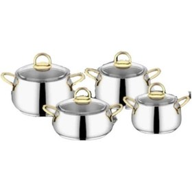 Resim Kahramanlar Çeyiz Seti Akasya Gold 8 Prç. 