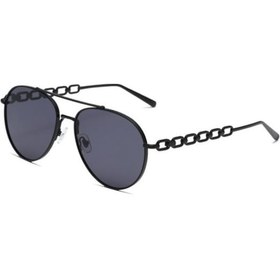 Resim Joyhub Metal Zincirli Çift Köprülü Premium Güneş Gözlüğü F1z5mz Gri 