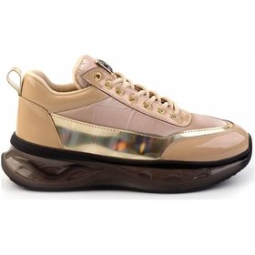 Resim Bambi Bej Kadın Sneaker K01228400485 Bej 