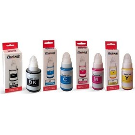 Resim Photoink Canon G3400 4 Renk Mürekkep 135 Ml - 70 Ml Gı-490 