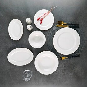 Resim Aryıldız Marta Gold 29 Parça 6 Kişilik Yemek Takımı 