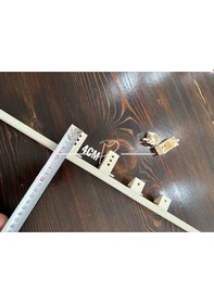 Resim Katlamalı Perde Dekoratif Ray Montaj Ayağı 4cm Uzun Başlık 4 Lü Paket 