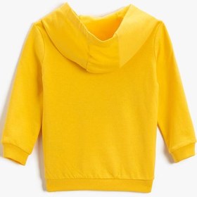 Resim Erkek Bebek Batman Lisanslı Sweatshirt Kapüşonlu Pamuklu 