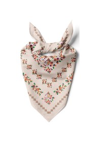 Resim Pamuk Bandana Fular 70cm Çok Renkli 