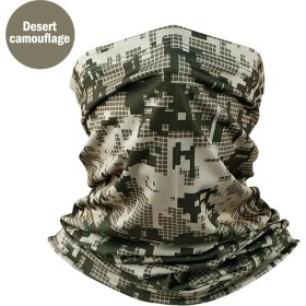 Resim Chaoduo Shop Çöl Kamuflajı Stili 2021 Buz Ipek Üçgen Eşarp Bisiklet Bandana Yürüyüş Kamp Avcılık Koşu Ordu Bisiklet Askeri Taktik Boyun Kapak Körüğü Erkekler (Yurt Dışından) 