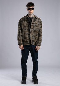 Resim Desenli Gabardin Gömlek 