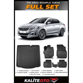 Resim Peugeot 301 Bagaj Havuzu+4.5d Havuzlu Paspas Seti 2022 Model 
