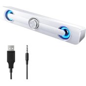 Resim Xinh V111 3.5mm Kablolu Stereo Subwoofer Bilgisayar Hoparlör 3 W USB Powered Masaüstü Soundbar Bilgisayar Tv Için 3D Stereo Ses Kutusu Mp3 (Yurt Dışından) 