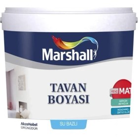 Resim Marshall Tavan Boyası Beyaz Su Bazlı Mat 17.5 kg İç Mekan Kullanımı 