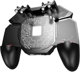 Resim Coverzone Mobil Oyun Kolu – Yarı İletken Soğutma Fanlı L2R2 Tetik Düğmeli, 6 Parmak Destekli Gamepad, Ergonomik Tutma, Sessiz Soğutucu, 4.7–6.5” iOS & Android Telefonlar ile Uyumlu | DL88 