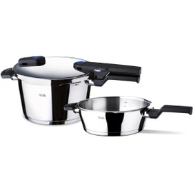 Resim Fissler Vitaquick Düdüklü Tencere 8 Lt + 4 Lt 