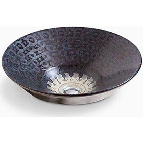 Resim Serpentine Bronze Çanak Lavabo 