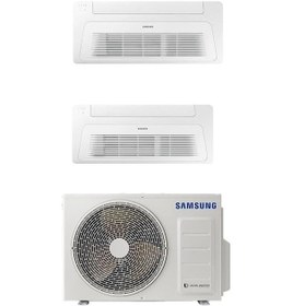 Resim Samsung Wind Free Multi AJ050TXJ2KH/EA Tek Yön Kaset 1+2 Sistem 12.000+18000 BTU İç 5,2 KW Dış Ünite Klima 