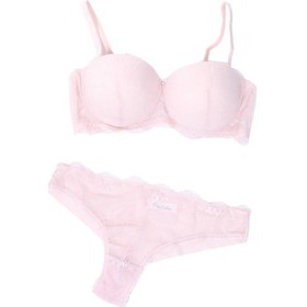 Resim Pierre Cardin Kadın Pisa Cup Push Up Straplez Sütyen Takım 