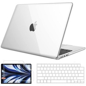 Resim Apple Uyumlu MacBook Air 13.6 M2 Çip A2681 Kılıf + Klavye Kılıfı + Film 