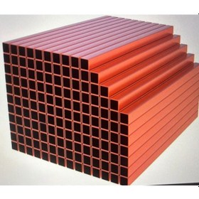 Resim Kutu Profil Demir 40x60x2 Mm Boyalı 2 Mt Kırmızı 