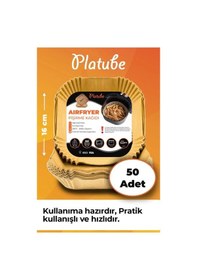Resim Pisirme Kagidi 50 Adet Airfryer Yagli Kagit Xiaomi Philips Air Fryer Tüm Markalara Uyumlu Kare 