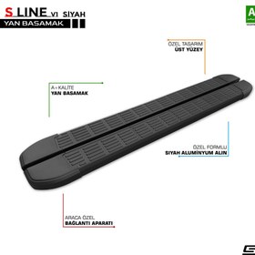Resim D Uzun Şase S-Line Siyah Yan Basamak 223 Cm 2011-2015 Parça 
