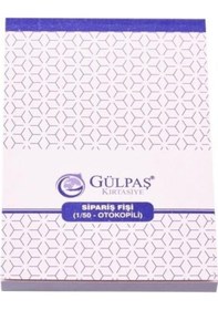Resim Gülpaş 685 Sipariş Fişi 1-50 Otokopili 