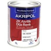 Resim Akzonobel Akripol 2k Düz Renk -super White-1 Lt. 