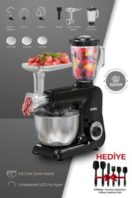 Resim Sinbo SMX-2775 Çok Amaçlı Mutfak Şefi ( Hamur - Kıyma - Blender Makinesi )- Hediye Spatula Seti 