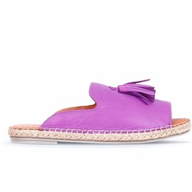 Resim Bueno Shoes Lila Deri Kadın Espadril Terlik 01wj0311 