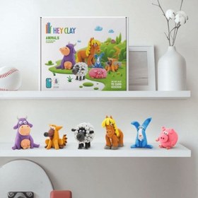 Resim Hey Clay Yaratıcı Kil Seti - Animals 