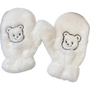 Resim Peluş Ayı Eldivenler Kış Sıcak Eldiven Tam Parmak Eldivenler Kış Binicilik Eldivenleri 