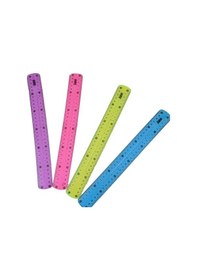 Resim Puti Flexi Kırılmaz Cetvel 30 CM Şeffaf 